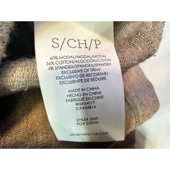 Cabi Womens Peplum Knit Jacket Small Beige Tan Button Down Lightweight Babydoll - Picture 3 of 10